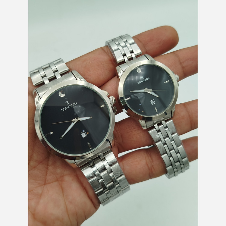 ساعت ست استیل رومانسون تاریخ دار