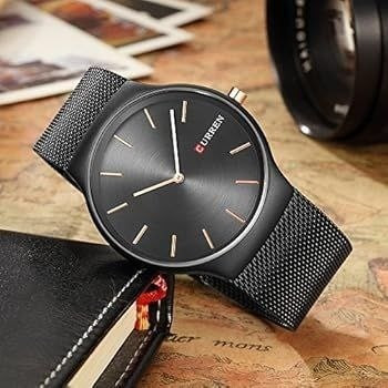 ساعت مردانه بند حصیری استیل اورجینال برند کارن