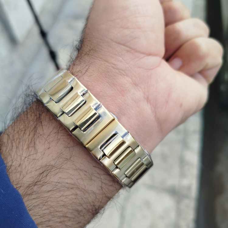 ساعت مردانه امگا اسپیدمستر فول استیل دوتقویم