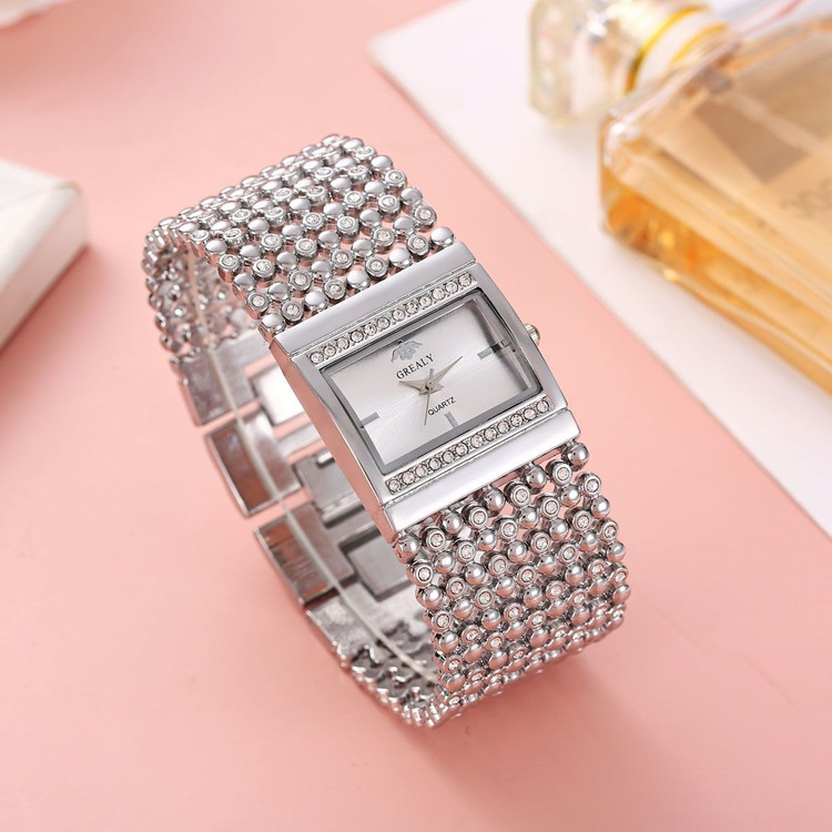ساعت مچی زنانه REALY jewellery تیفانی مکعبی مجلسی خاص طرح تیفانی