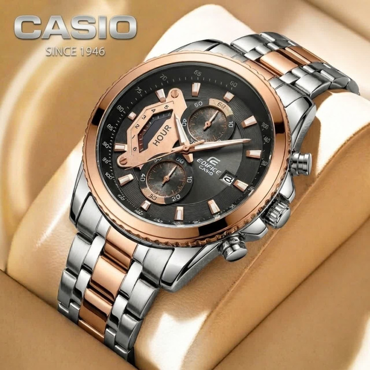 ساعت مچی مردانه پسرانه کاسیو ادیفایس Casio Edifice کرنوگراف