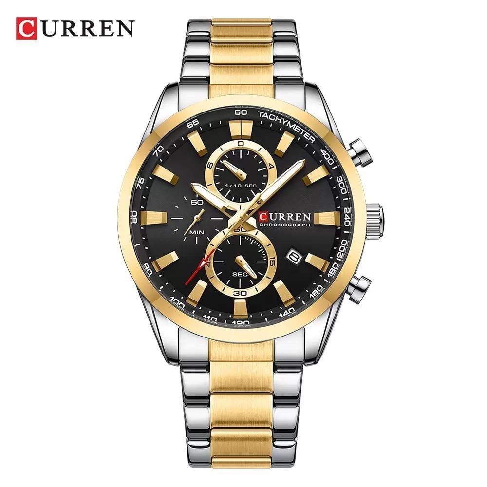 ساعت مردانه کارن اورجینال Curren مدل 8445 کرنوگراف ضد اب