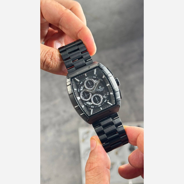 ساعت مچی مردانه ارجینال نیوی فورس Naviforce سه موتور فعال ضد آب مشکی ارسال رایگان