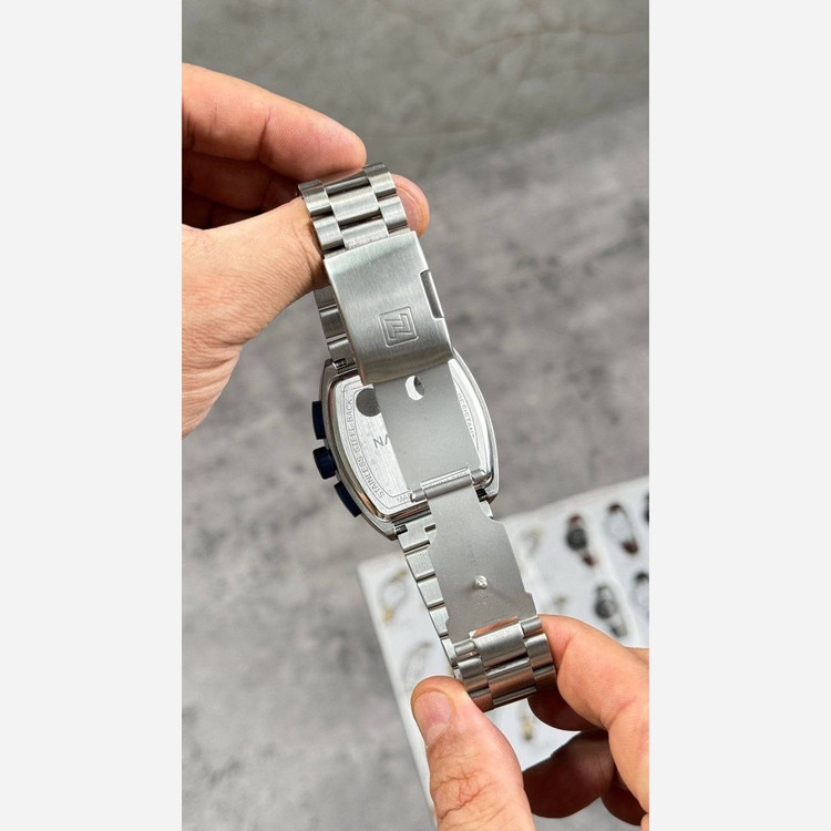 ساعت مچی مردانه ارجینال نیوی فورس Naviforce سه موتور فعال ضد آب صفحه سرمه ای ارسال رایگان