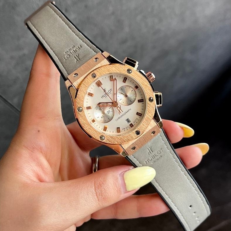 ساعت مردانه هابلوت کرنوگراف hublot با قفل کلیپسی