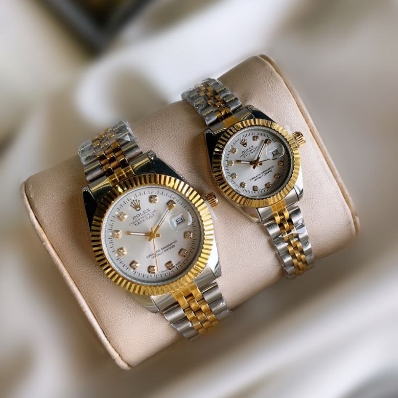 ساعت رولکس زنانه و مردانه کیفیت درجه یک استیل رنگ ثابت rolex
