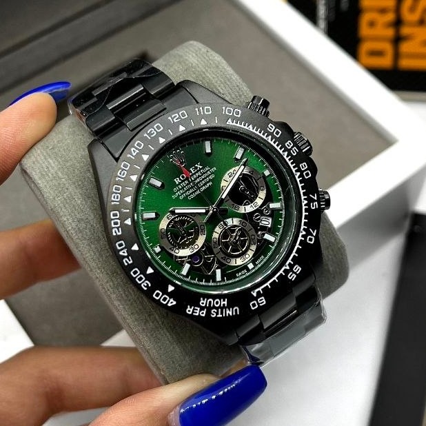 ساعت مچی مردانه رولکس Rolex دیتونا کرنوگراف Daytona بند استیل قاب کربنی