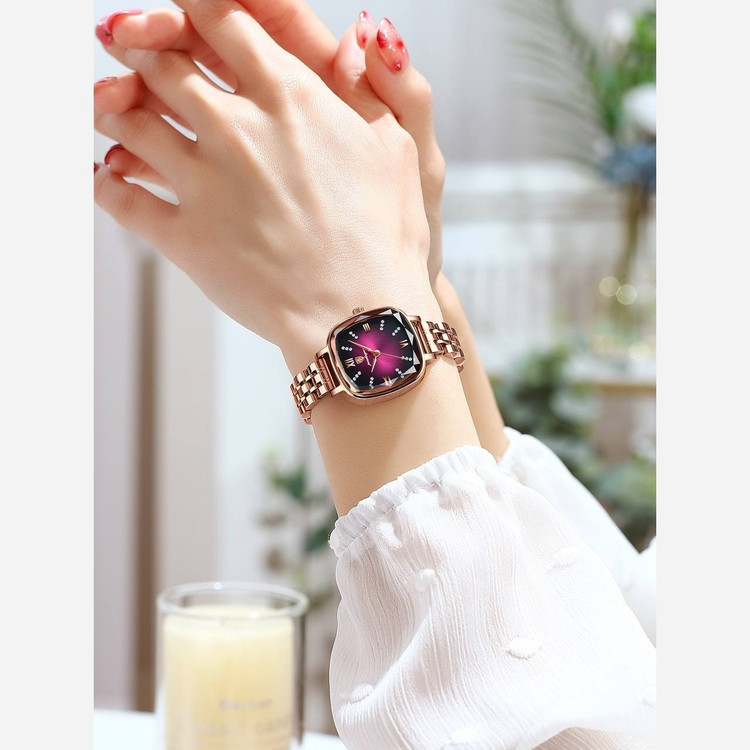 ساعت مچی زنانه پوداگار اورجینال poedagar رنگ چری