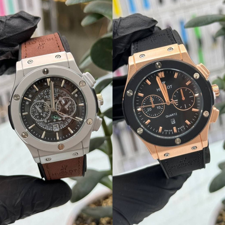 ساعت مچی مردانه هابلوت hublot طرح 3 موتوره
