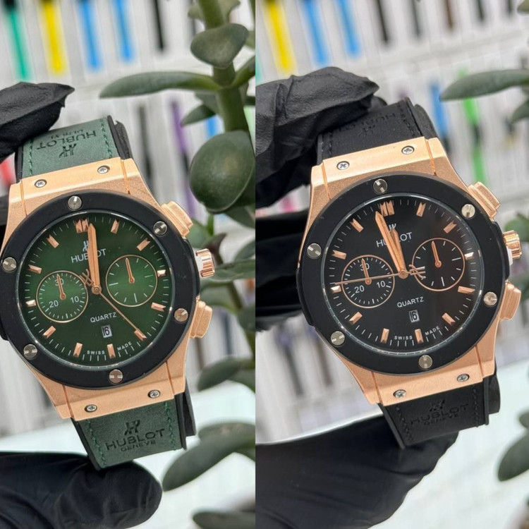 ساعت مچی مردانه هابلوت hublot طرح 3 موتوره