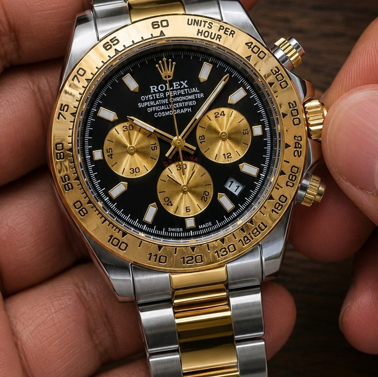 ساعت مچی مردانه رولکس Rolex کرنوگراف با قفل رولکسی