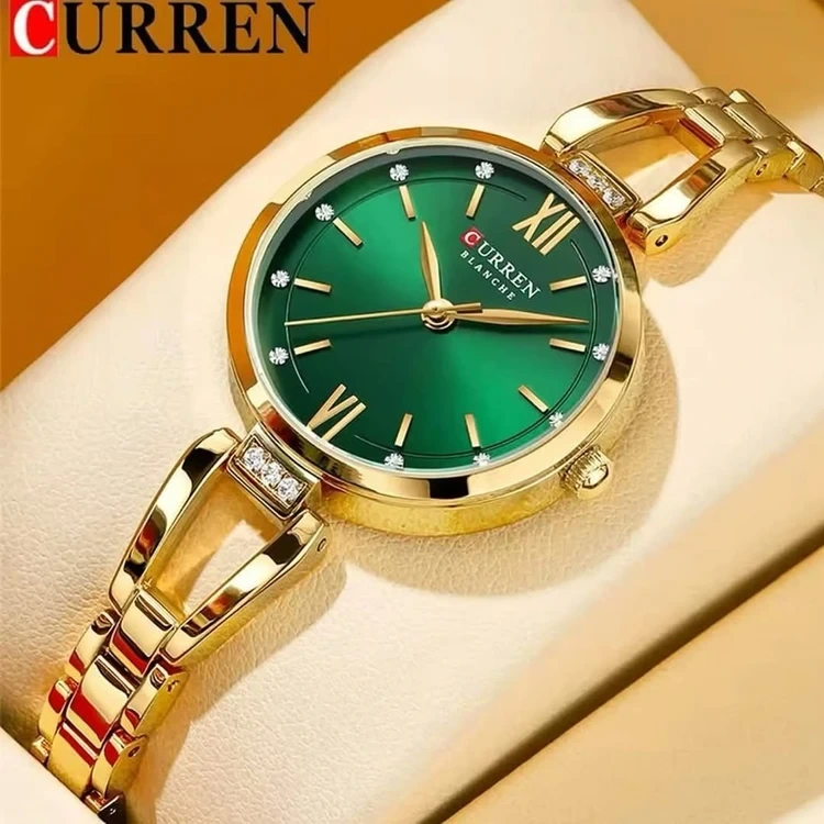 ساعت مچی زنانه کارن مدل CURREN 9092 ضدآب بند استیل اورجینال ضدآب