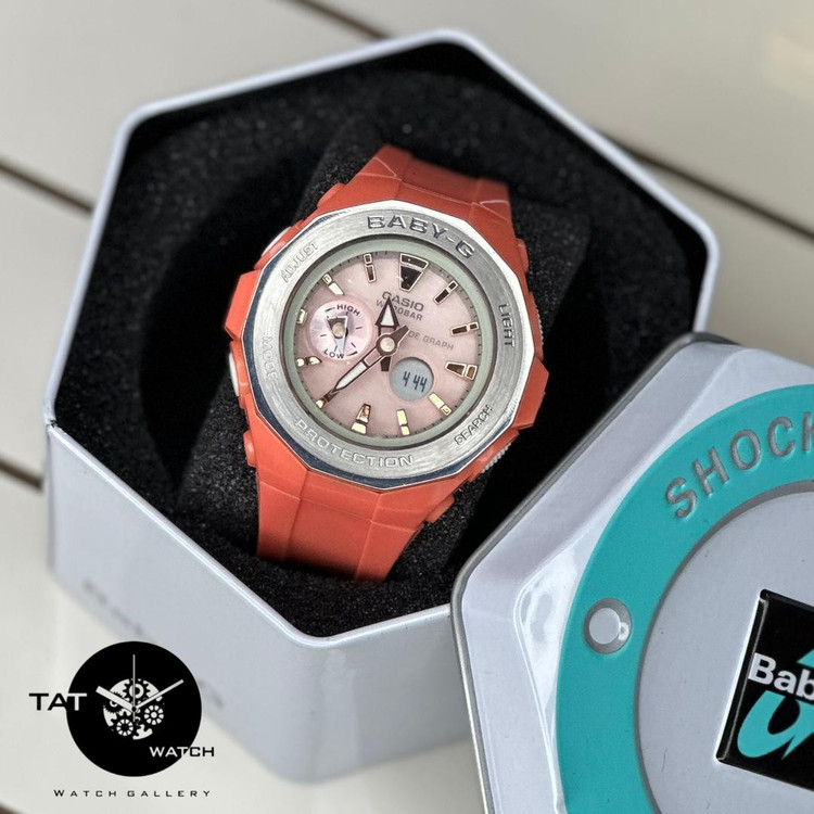 ساعت زنانه بی بی جی مدل BGA225G دارای دماسنج موتور ژاپن casio baby-g