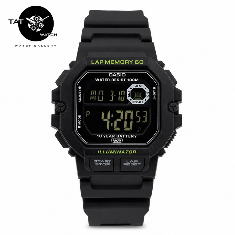 ساعت مردانه کاسیو دیجیتالی با جعبه در رنگبندی باگارانتی ساعت مچی Casio