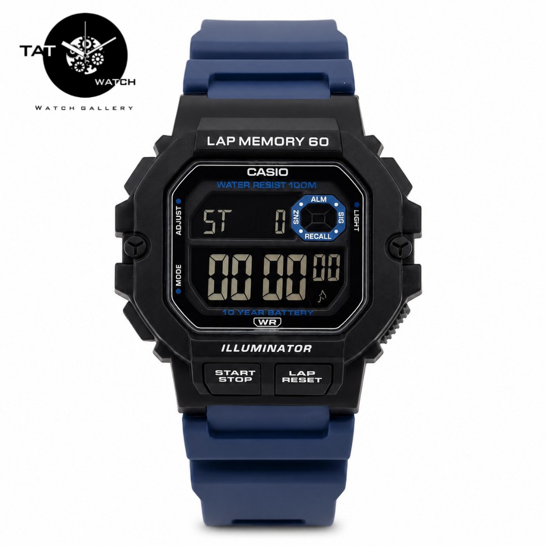 ساعت مردانه کاسیو دیجیتالی با جعبه در رنگبندی باگارانتی ساعت مچی Casio