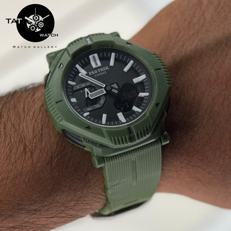 ساعت کاسیو مردانه پروترکPRGB001 با جعبه موتور ژاپن یکسال گارانتی رنگبندی casio ساعت مچی
