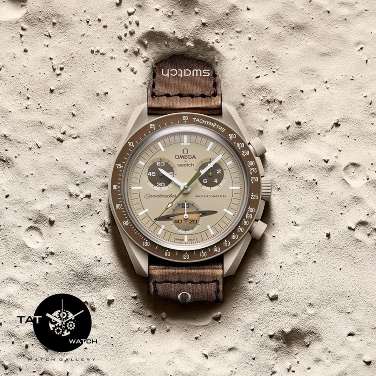ساعت مردانه زنانه امگا سواچ زحل Saturn سه موتوره کرنو باگارانتی جعبه ارسال omega swatch ساعت مچی