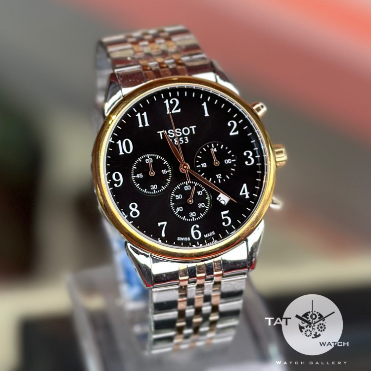 ساعت مچی مردانه تیسوت 4موتور فعال با گارانتی یکساله جعبه ارسال رایگان در رنگبندی TISSOT
