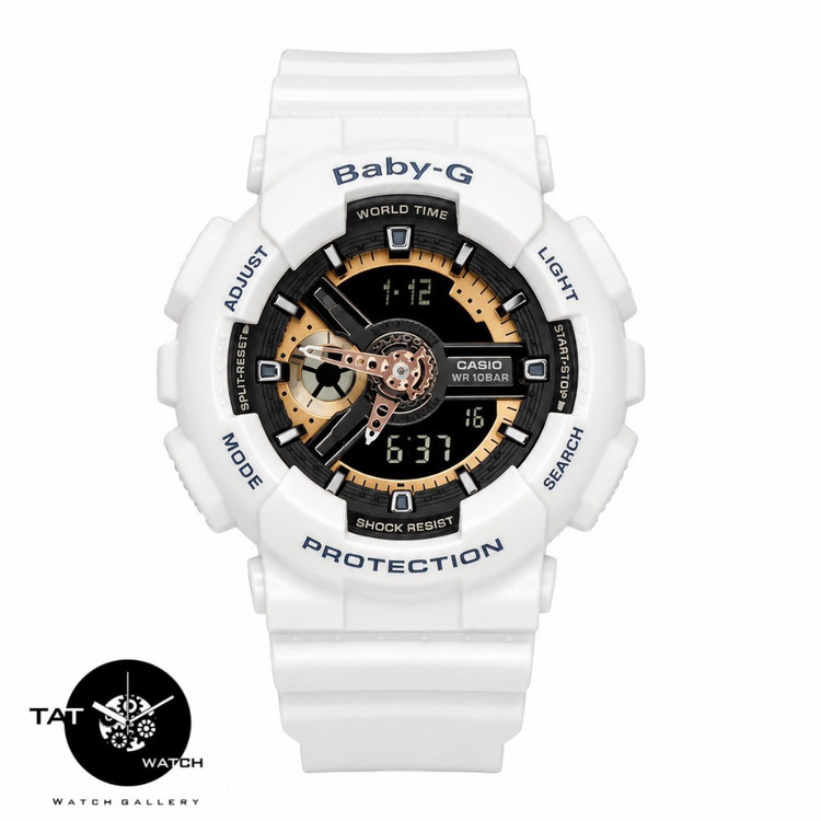 ساعت زنانه بچگانه بی بی جی موتور ژاپن کیفیت مستر Ba110 ساعت مچی بیبی جی baby-g
