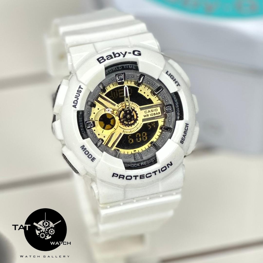 ساعت زنانه بچگانه بیبی جی ba110 کیفیت مستر ژاپن Baby-G ساعت مچی بی بی جی
