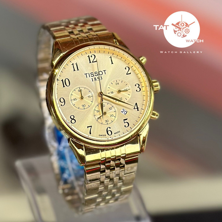 ساعت مچی مردانه تیسوت 4موتور فعال با گارانتی یکساله جعبه ارسال رایگان در رنگبندی TISSOT
