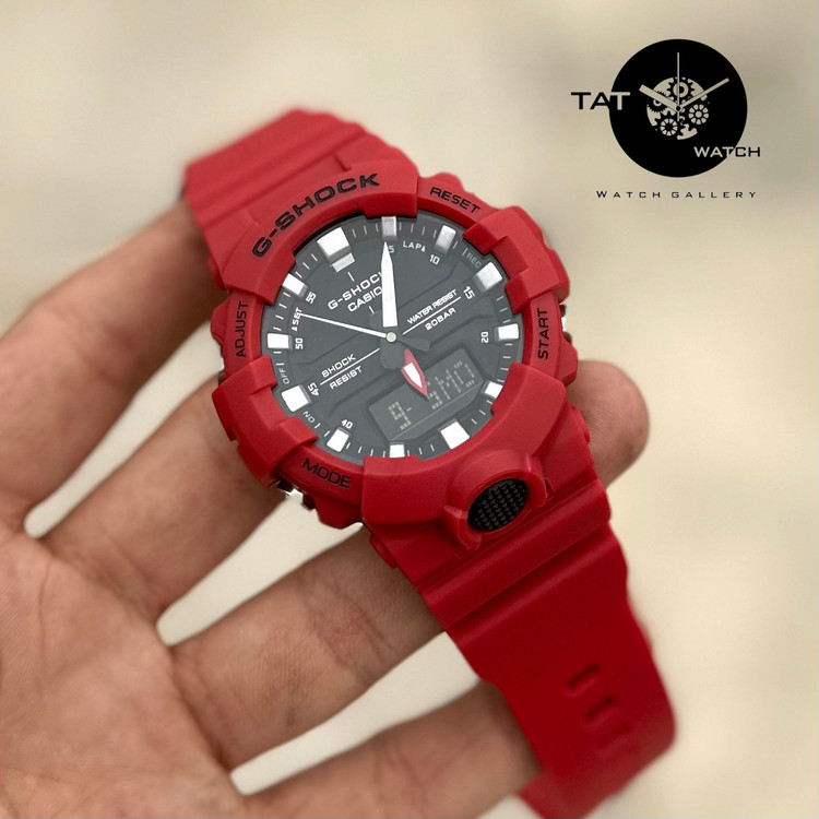 ساعت مردانه زنانه اسپرت جی شاک GA 800 موتور ژاپن یکسال گارانتی جعبه ارسال رایگان G-Shock ساعت مچی