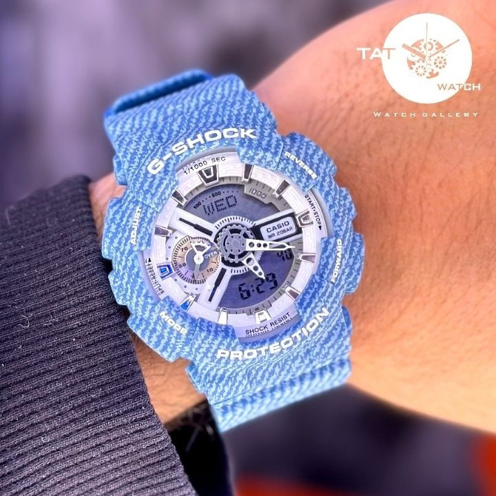 ساعت مچی جی شاک Ga110 طرح جین مونتاژ تایلند موتور ژاپن G-Shock