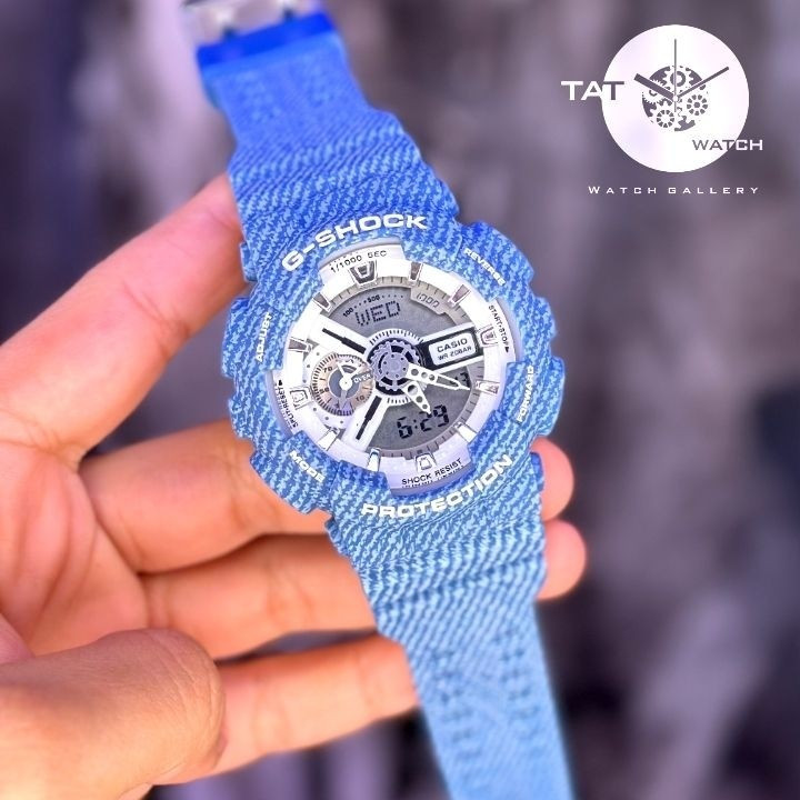 ساعت مچی جی شاک Ga110 طرح جین مونتاژ تایلند موتور ژاپن G-Shock
