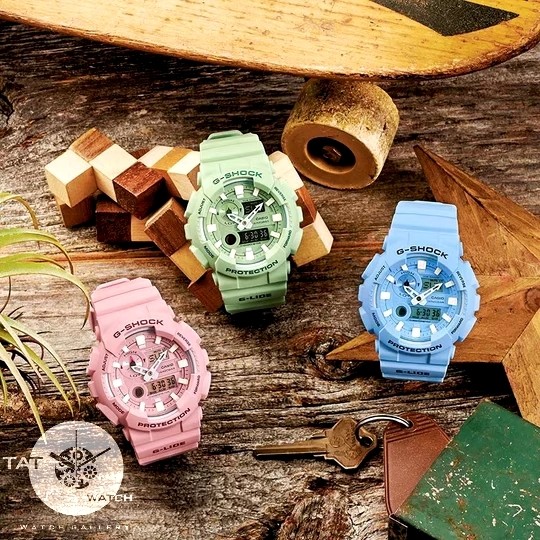 ساعت مچی مردانه زنانه جی شاک Gax100 موتور ژاپن ساعت جهانی یک سال گارانتی رنگبندی جعبه G-Shock