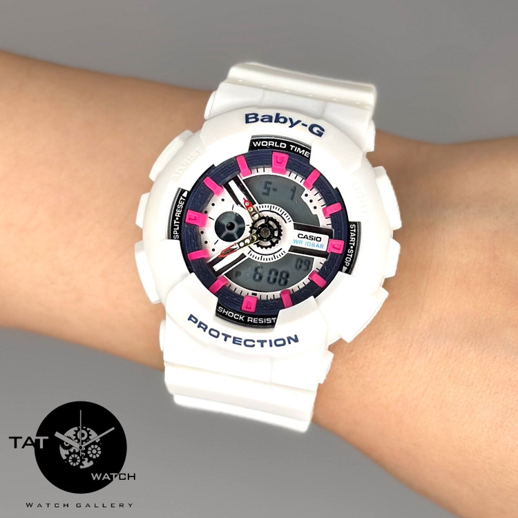 ساعت مچی زنانه بچگانه کاسیو بیبی جی 12ماه گارانتی جعبه ارسال رایگان در رنگبندی Casio baby-g
