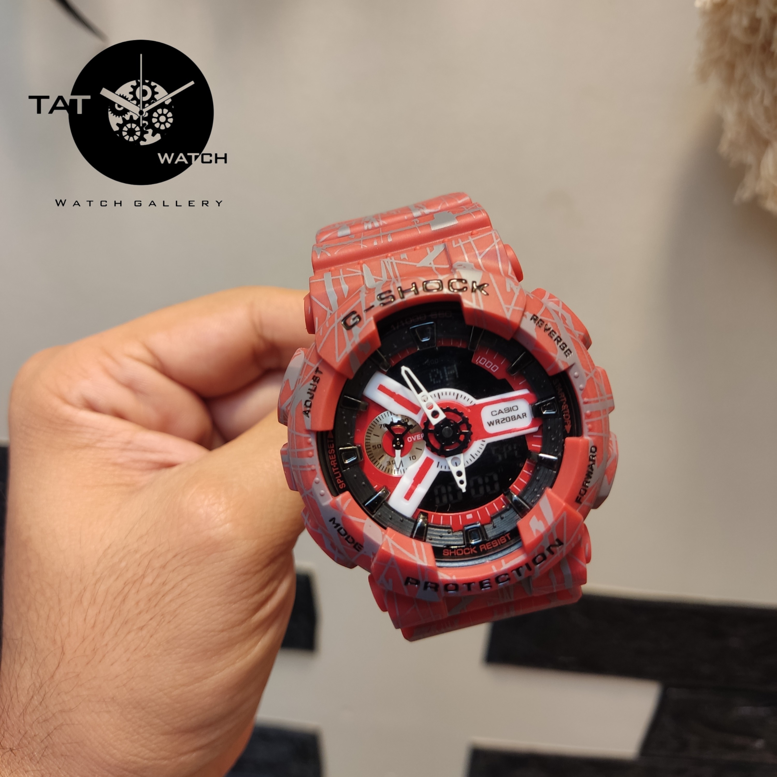 ساعت مچی مردانه جی شاکGA110موتور ژاپن یک سال گارانتی کیفیت مستر G-Shock با 50 رنگبندی