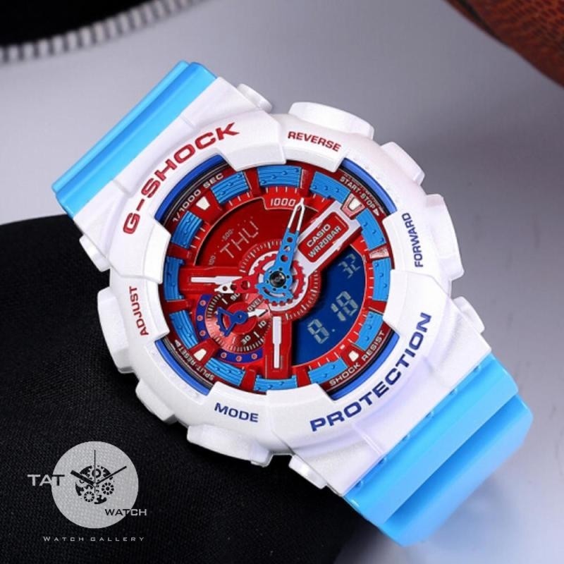 ساعت مچی جی شاک پلیس G-Shock Ga110 با یک سال گارانتی جعبه جی شاک کیفیت مسترکوالیتی با 50 رنگبندی