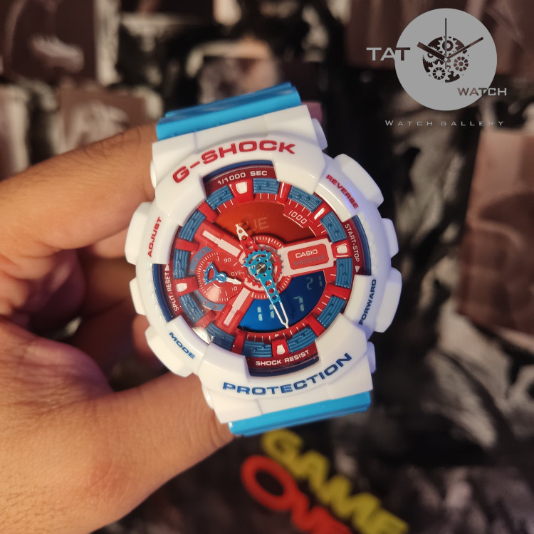 ساعت مچی جی شاک پلیس G-Shock Ga110 با یک سال گارانتی جعبه جی شاک کیفیت مسترکوالیتی با 50 رنگبندی