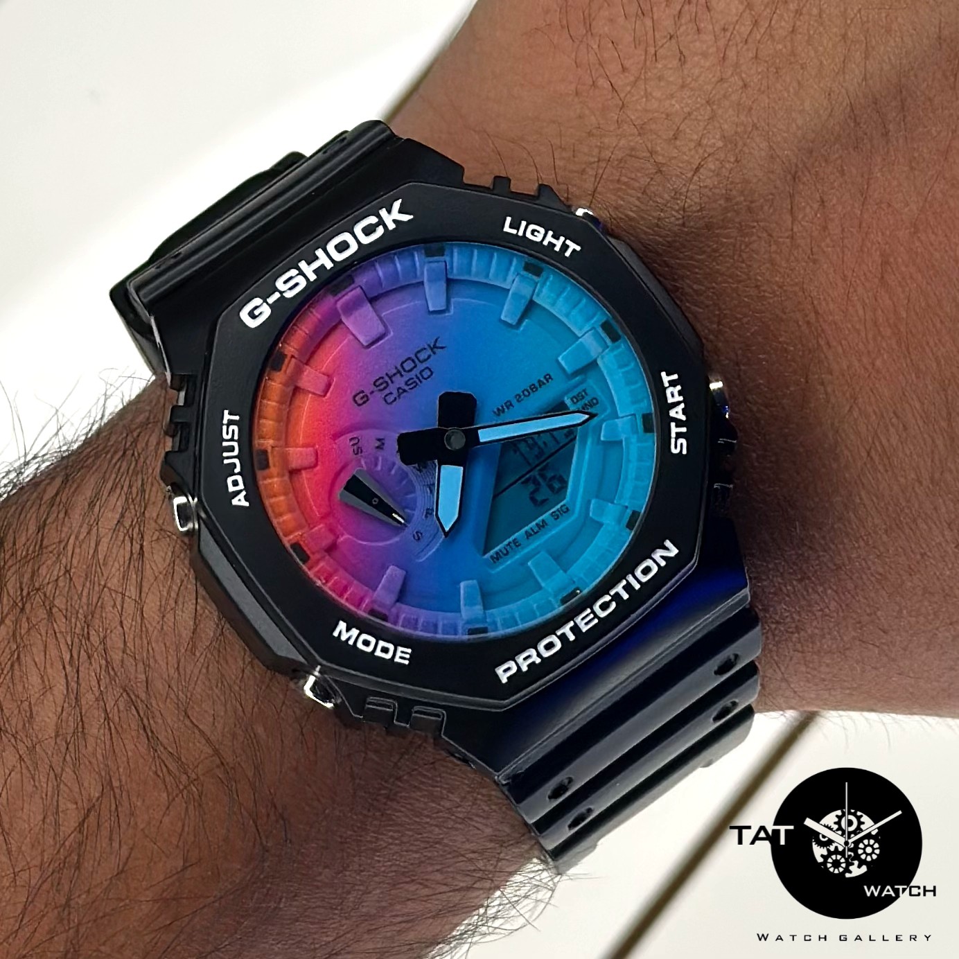 ساعت جی شاک مردانه زنانه Ga2100 موتور ژاپن تنظیم خودکار باگارانتی کاسیو G-shock ساعت مچی
