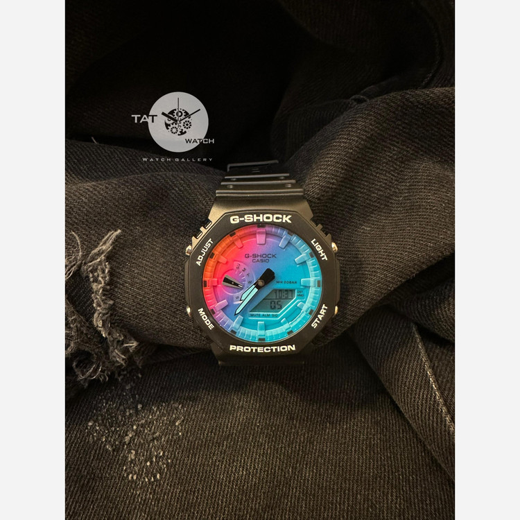 ساعت جی شاک مردانه زنانه Ga2100 موتور ژاپن تنظیم خودکار باگارانتی کاسیو G-shock ساعت مچی