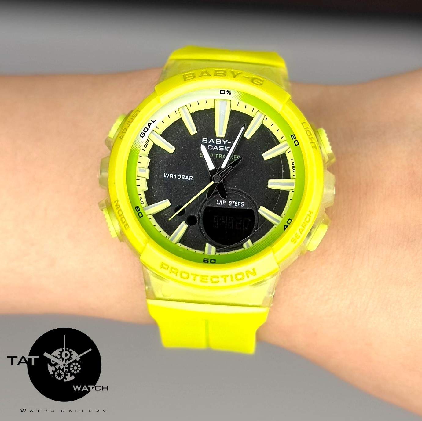 ساعت مچی زنانه بیبی جی BGS100 یک سال گارانتی موتور ژاپن Casio baby-g