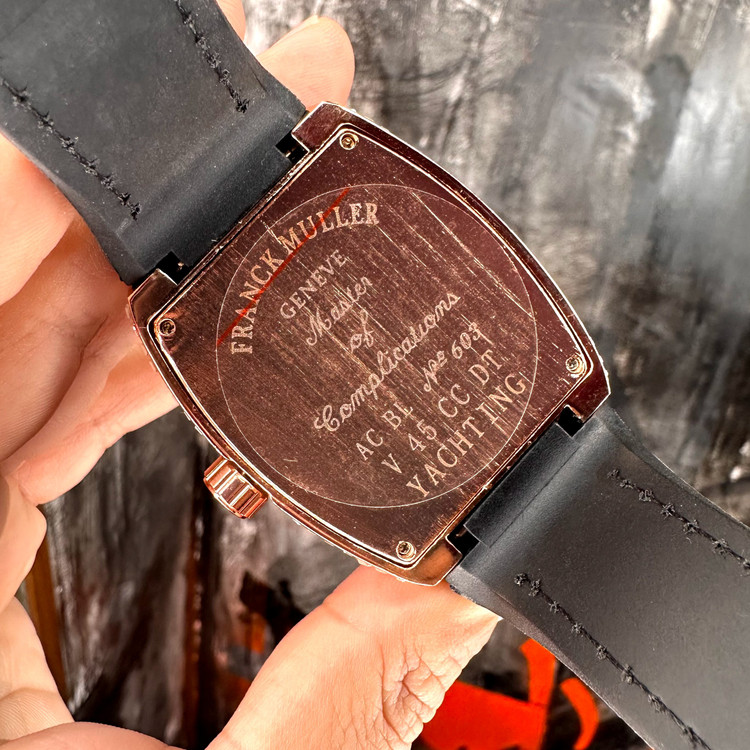 ساعت مردانه فرانک مولر باگارانتی جعبه ارسال رایگان دراگون اژدها فول نگین FRANCK MULLER ساعت مچی