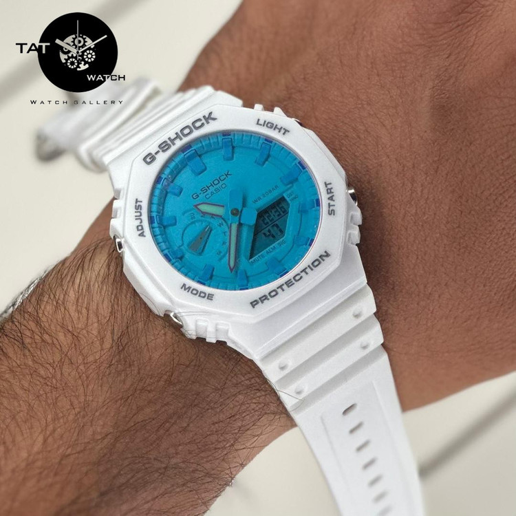 ساعت مردانه زنانه جی شاک Ga2100 موتور ژاپن یکسال گارانتی جعبه کاسیو G-Shock ساعت مچی