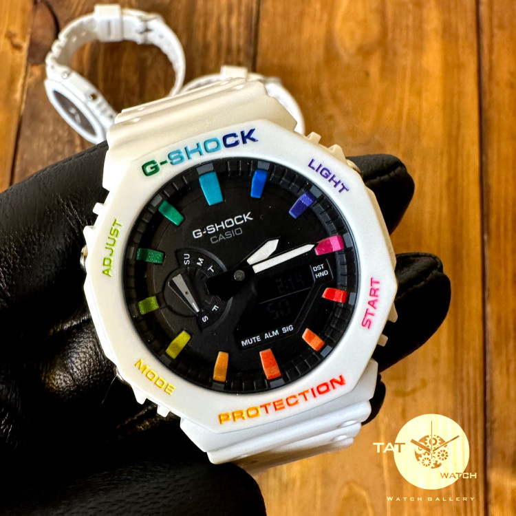 ساعت مردانه زنانه جی شاک Ga2100 موتور ژاپن یکسال گارانتی جعبه کاسیو G-Shock ساعت مچی