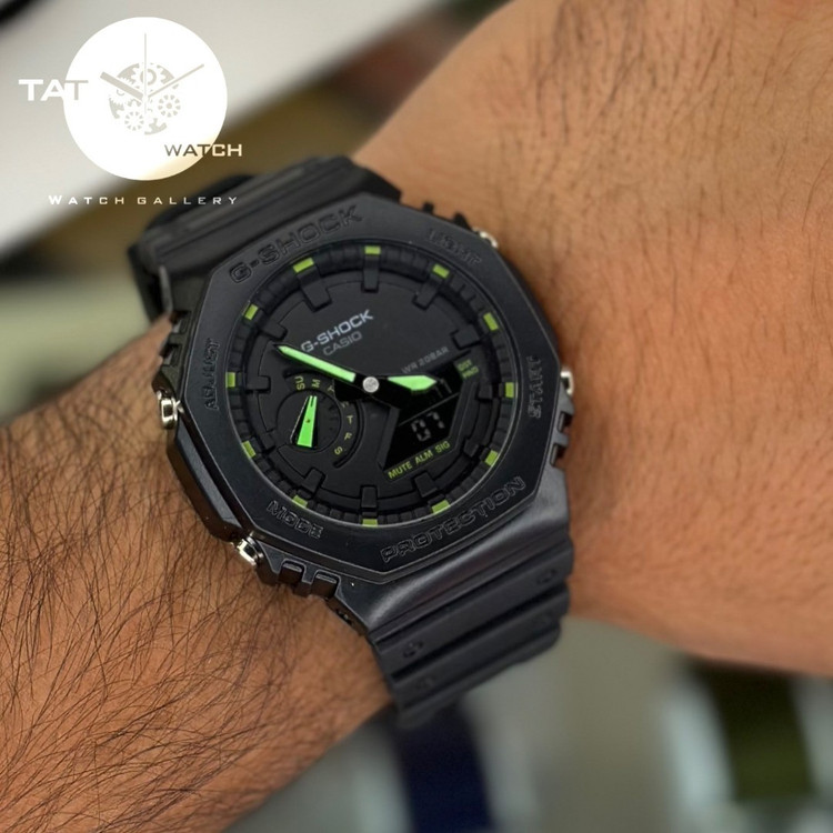 ساعت مردانه زنانه جی شاک Ga2100 موتور ژاپن یکسال گارانتی جعبه کاسیو G-Shock ساعت مچی