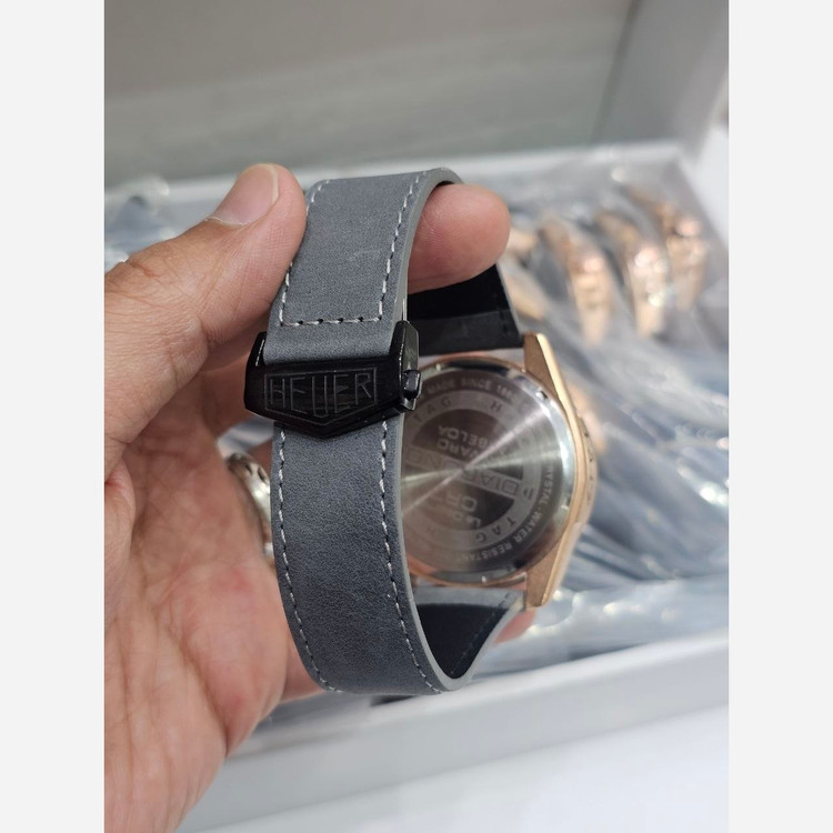 ساعت مچی مردانه تگ هویرر tag heuer cr7 سه موتور فعال کرنوگراف کیفیت عالی پرداخت قسطی