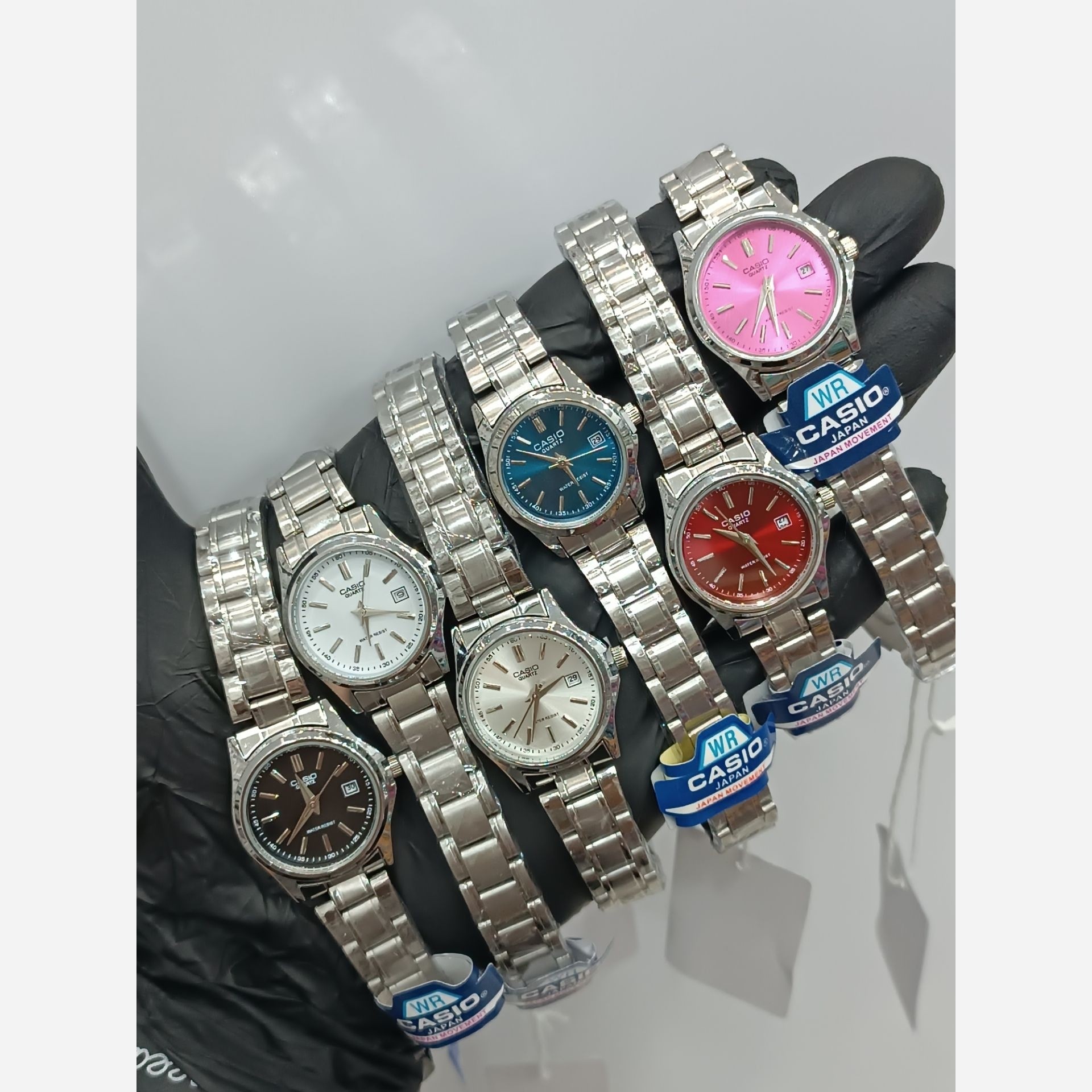 کاسیو زنانه کیفیت درجه یک قسطی در رنگبندی