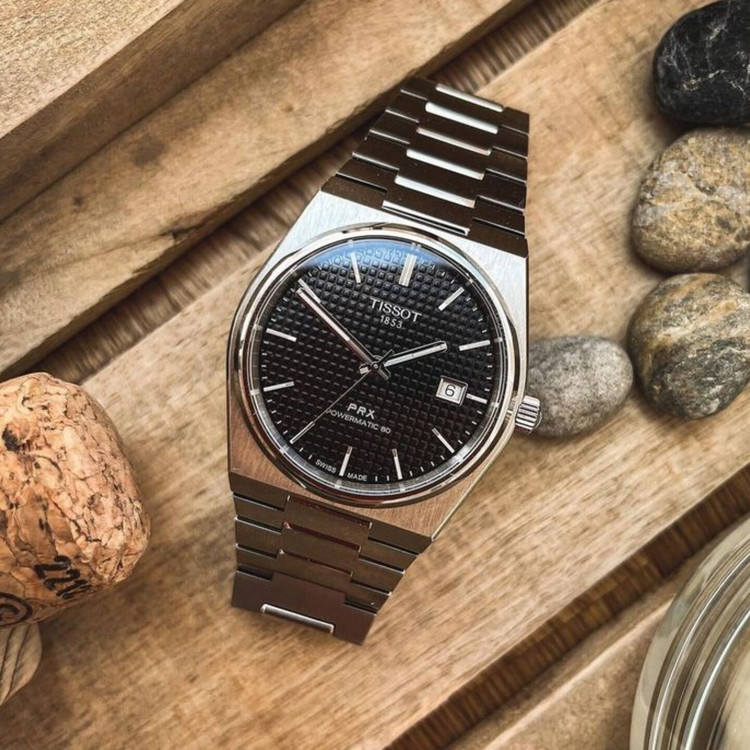 ساعت مچی مردانه تیسوت tissot فول استیل با جعبه مخصوص کیفیت درجه یک