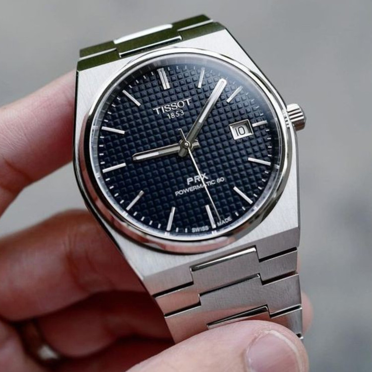 ساعت مچی مردانه تیسوت tissot فول استیل با جعبه مخصوص کیفیت درجه یک