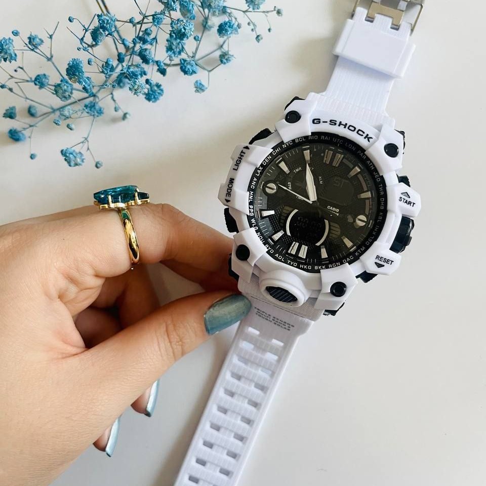 ساعت جیشاک کاسیو g-shock رنگ سفید پرطرفدار