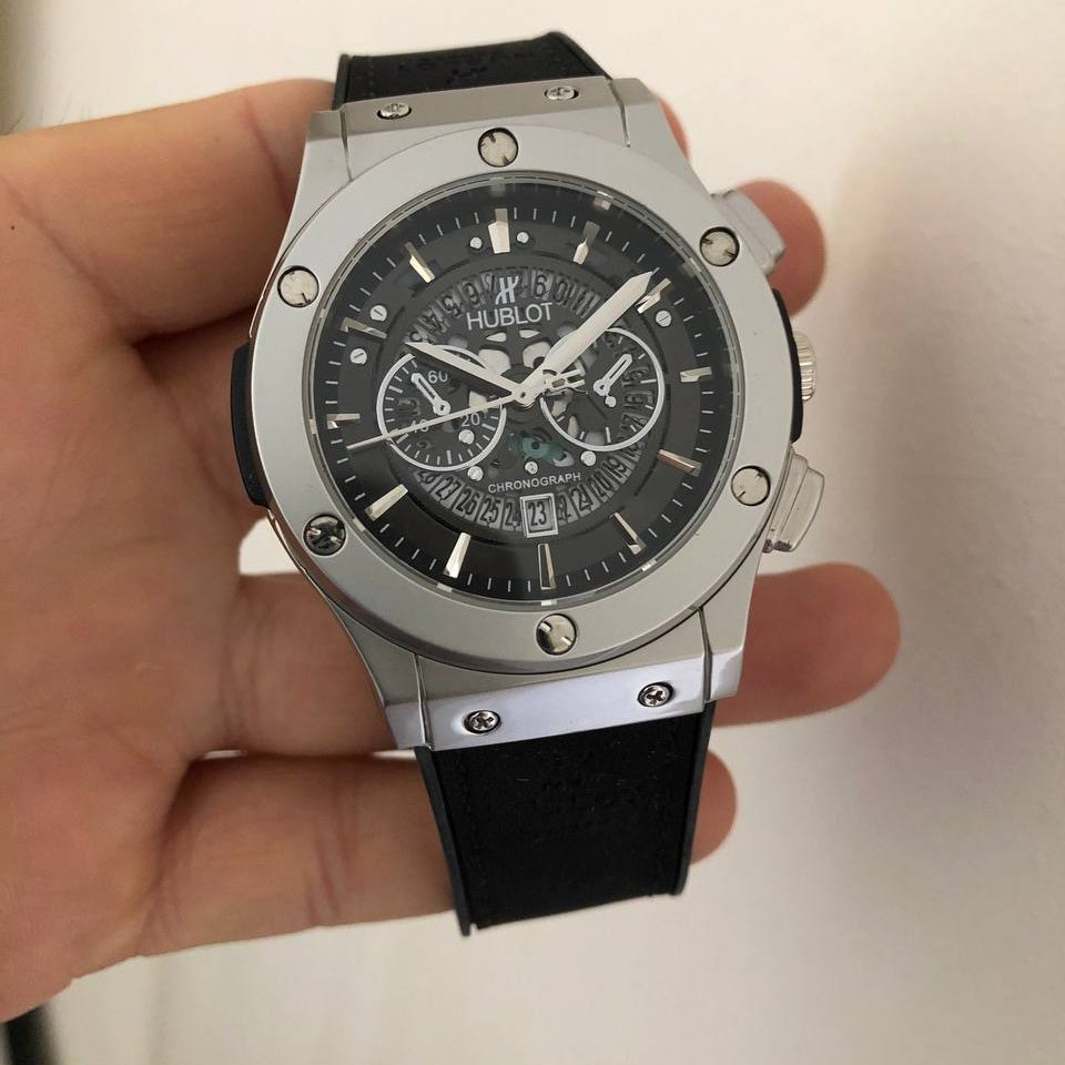 ساعت مردانه هابلوت بند فیکس Hublot  در رنگبندی