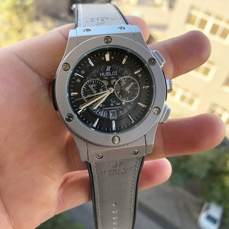 ساعت هابلوت Hublot کیفیت عالی رنگ طوسی پرفروش