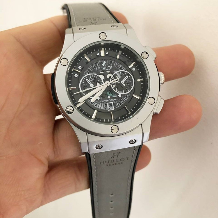 ساعت هابلوت Hublot کیفیت عالی رنگ طوسی پرفروش