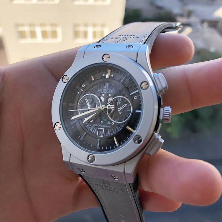 ساعت هابلوت Hublot کیفیت عالی رنگ طوسی پرفروش