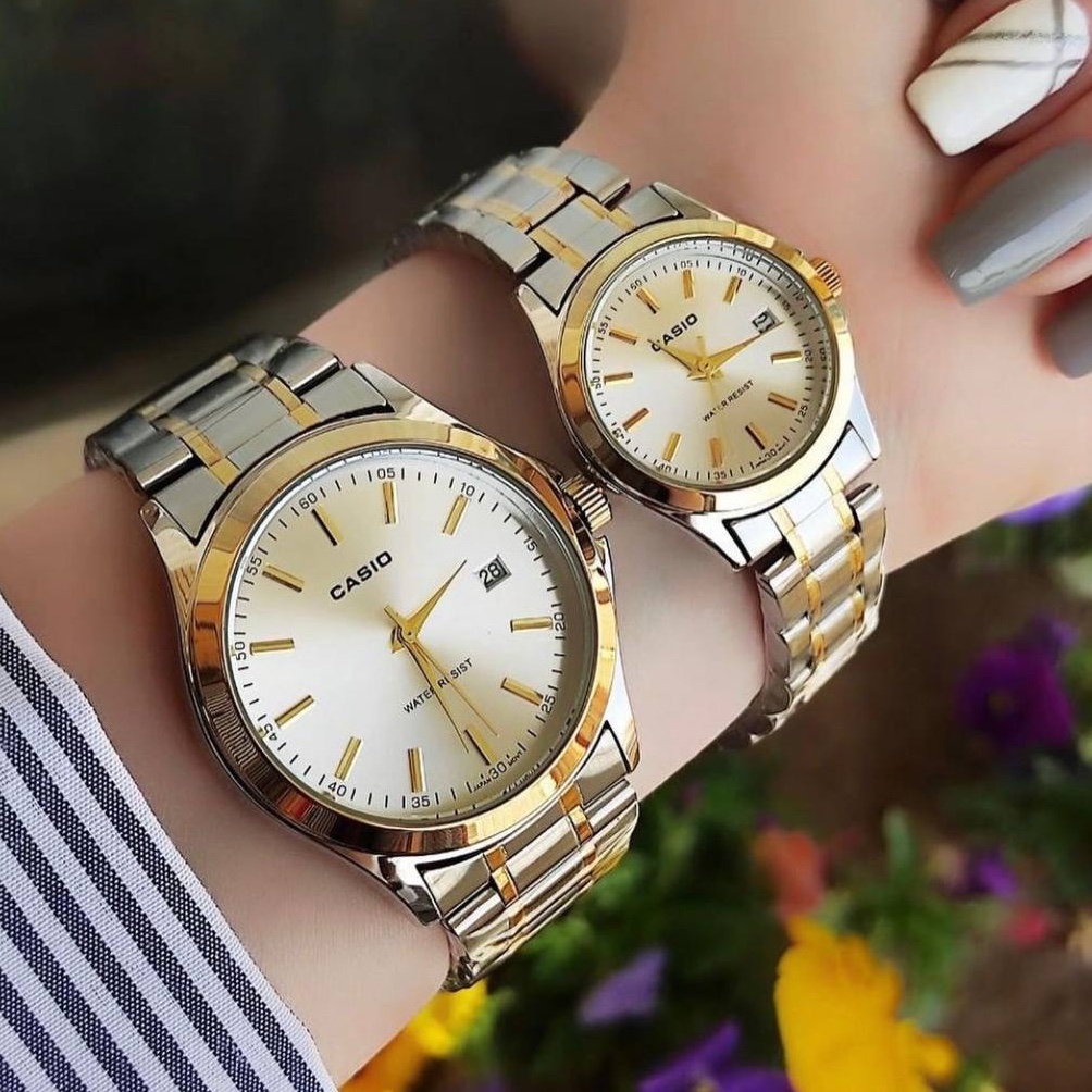ساعت مچی کاسیو casio زنانه و مردانه  قفل کلیپسی و دارای روز شمار